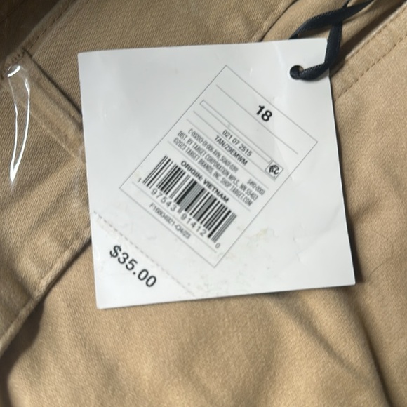 Ava & Viv High-Rise Wide Leg Cargo Pants Tan Women Plus Sizes choose your size👇 - Picture 8 of 9